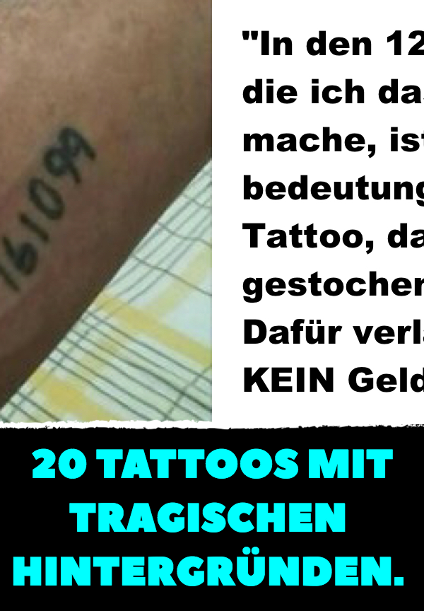 12 Tattoos mit tragischen Hintergründen