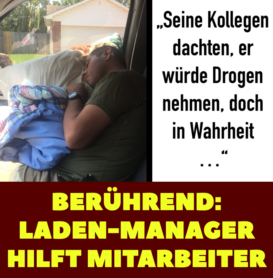 Laden-Manager hilft übermüdetem und obdachlosem Mitarbeiter