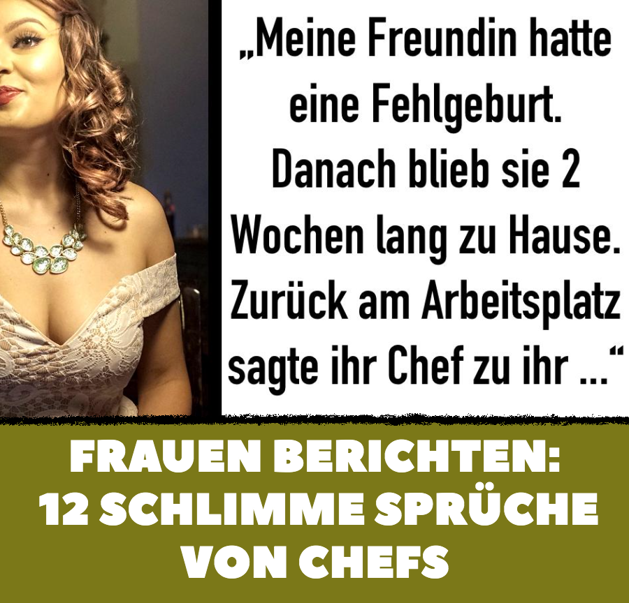 12 schlimme Sprüche von Chefs, die sich Frauen anhören mussten