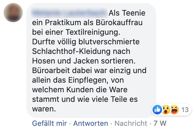 Menschen berichten auf Facebook ueber ihre schlimmsten Jobs