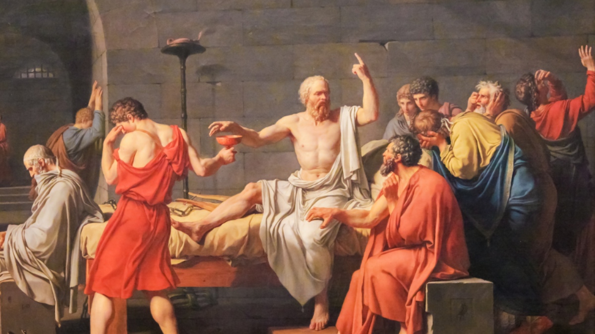 Der Tod des Sokrates (Gemälde).