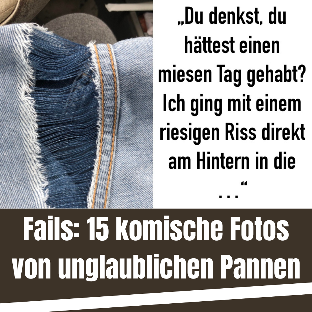 Fails: 15 komische Fotos von unglaublichen Pannen