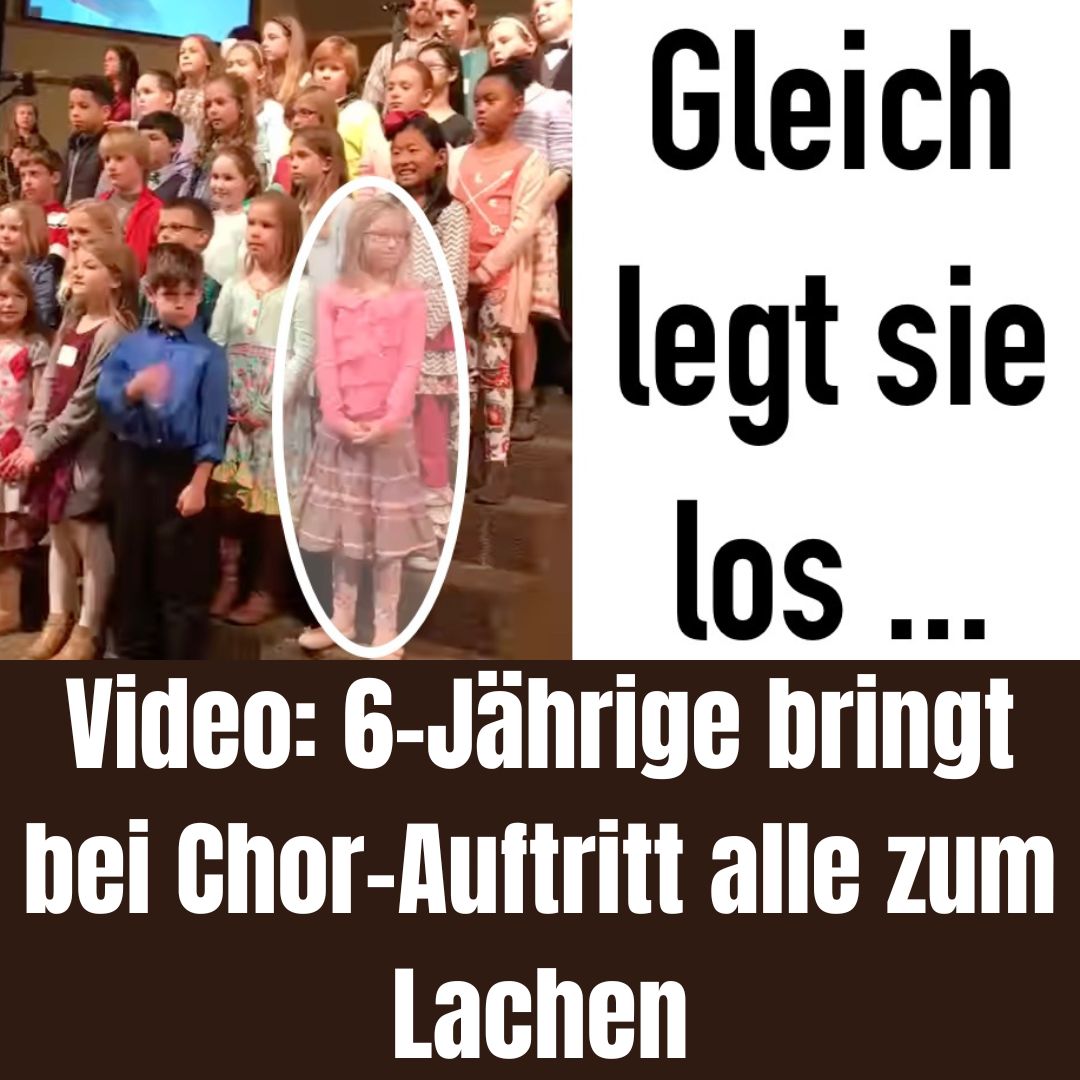 Video: 6-Jährige bringt bei Chor-Auftritt alle zum Lachen