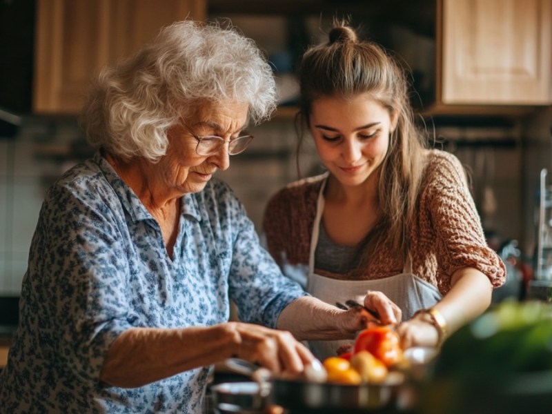 Oma macht Enkelin mit Karotten-Ei-Kaffeebohnen-Gleichnis sprachlos