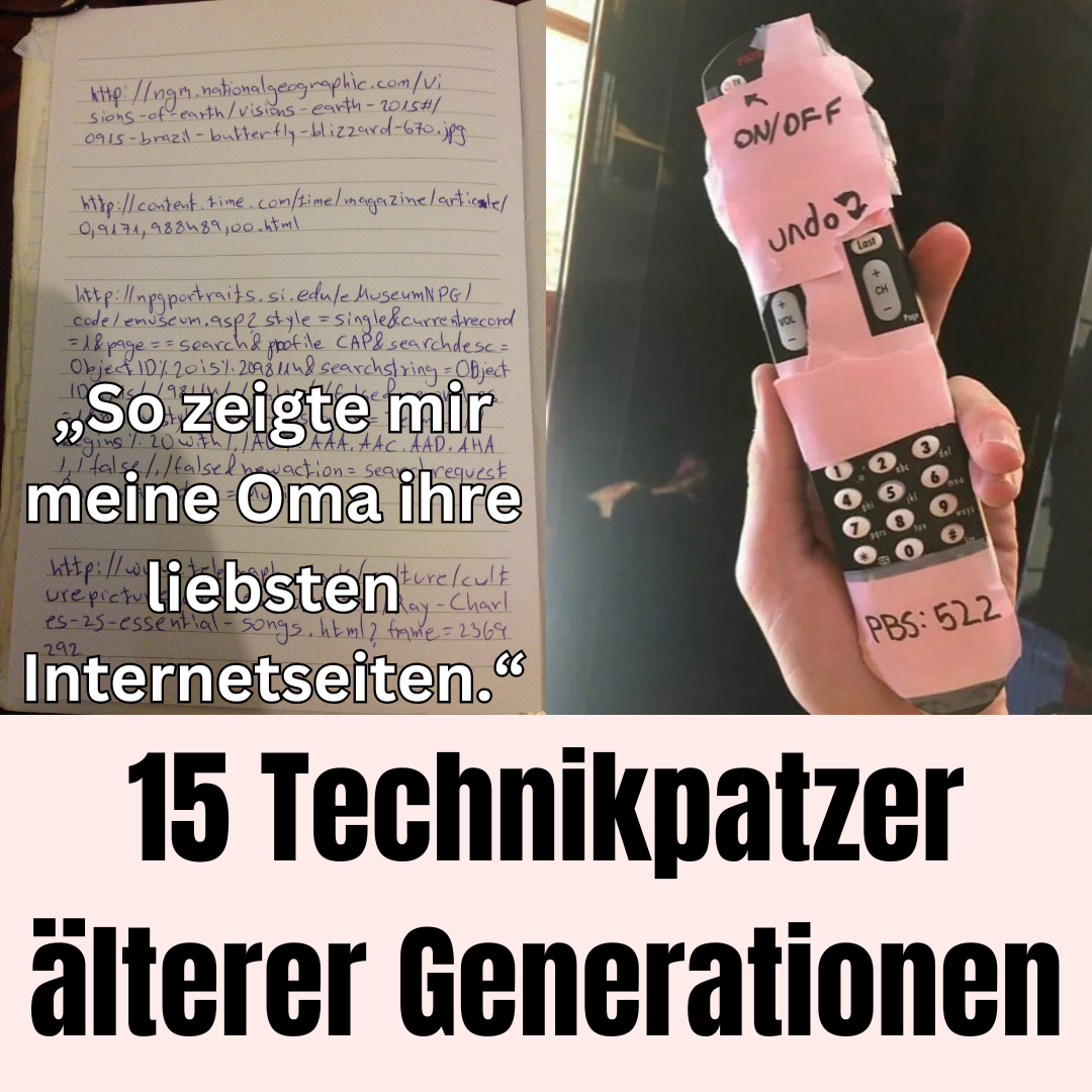 15 Technikpatzer älterer Generationen